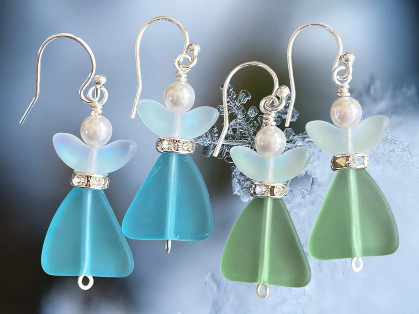小物・アクセサリー SEA-ANGELS17 Angel-dangling-earrings_-Sea-